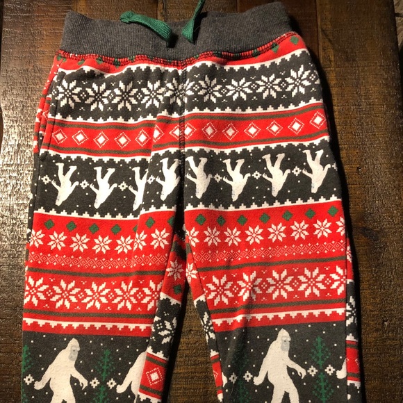“Yeti to Party” Christmas shirt and jogger pants - Picture 2 of 3